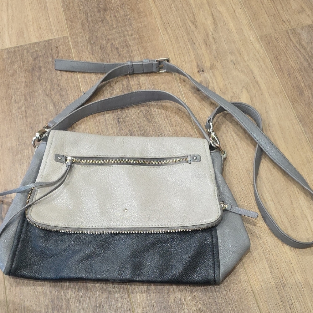 Kate Spade Cobble Hill Leather Purse Black/Gray